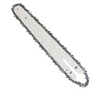 XEBRAD Catene e barra di guida da 8 pollici, per mini lama per sega elettrica in acciaio Accessorio per sostituzione del legno per utensili Catena per il taglio del legno(2x Chains 1x Guide)