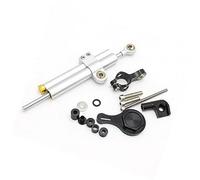 XEBRAD CNC in alluminio regolabile, YZF R6 2006-2017/ R1 2009-2012, kit di montaggio staffa ammortizzatore sterzo for motocicli Unità di controllo della guida della motocicletta(BLACK 7)