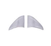 XEBRAD Colonna anteriore Tetto Corno Cappuccio Modello 3 Copertura altoparlante Paillettes decorative, for Tesla, Modello 3 2019 2020 Accessori Rivestimento per altoparlanti auto(A-pillar Sliver)