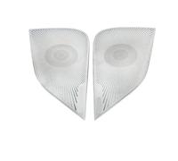 XEBRAD Colonna anteriore Tetto Corno Cappuccio Modello 3 Copertura altoparlante Paillettes decorative, for Tesla, Modello 3 2019 2020 Accessori Rivestimento per altoparlanti auto(Front door Sliver)