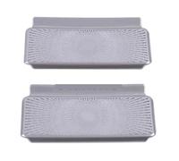 XEBRAD Colonna anteriore Tetto Corno Cappuccio Modello 3 Copertura altoparlante Paillettes decorative, for Tesla, Modello 3 2019 2020 Accessori Rivestimento per altoparlanti auto(Under seat Sliver)