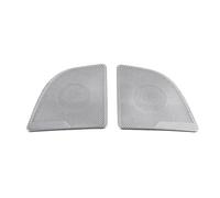 XEBRAD Colonna anteriore Tetto Corno Cappuccio Modello 3 Copertura altoparlante Paillettes decorative, for Tesla, Modello 3 2019 2020 Accessori Rivestimento per altoparlanti auto(Trunk cover Sliver)