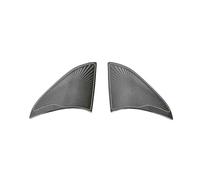 XEBRAD Colonna anteriore Tetto Corno Cappuccio Modello 3 Copertura altoparlante Paillettes decorative, for Tesla, Modello 3 2019 2020 Accessori Rivestimento per altoparlanti auto(A-pillar Black)