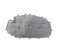 XEBRAD Copertura in cotone per isolamento termico e acustico del cofano motore dell'auto, per Vw, per Golf 6 Gti Tappetino acustico del motore(Aluminum)