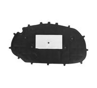 XEBRAD Copertura in cotone per isolamento termico e acustico del cofano motore dell'auto, per Vw, per Golf 6 Gti Tappetino acustico del motore(Schwarz)