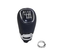 XEBRAD Copri bagagliaio con leva del pomello del cambio for auto a 5 velocità a 6 velocità, for Skoda, Rapid 2012 2013 2014 2015 2016 2017 2018 Copertura cuffia cambio(BLACK 6 speed gear knob)