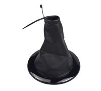 XEBRAD Copri pomello cambio auto, for Renault, Megane 2 MK2 II Sport Tourer II 2002-2009 Custodia leva cambio con ghetta nera Copertura cuffia cambio(BLACK Black)