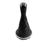 XEBRAD Copri pomello cambio manuale for auto a 5/6 velocità, for Skoda, Fabia 2 II Roomster 2006 2007 2008 2009 2010 Leva cambio Pomello cambio Copertura cuffia cambio(BLACK 5 Speed)