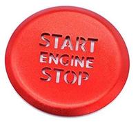 XEBRAD Custodia ad anello traslucida con pulsante di arresto avviamento motore automatico for interni auto, for, A1 A4 A4L A5 2019 2020 Cover Anello di finitura per interruttore di accensione auto