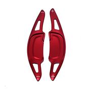 XEBRAD Estensione del cambio al volante dell'auto, for Mazda, 3 Axela CX30 2020 2021 Accessori for auto Stile Alluminio Leva del cambio al volante(Rot)