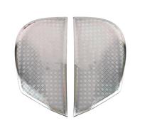 XEBRAD For BMW, Serie 3 I3 G20 2023 2024 Altoparlante for portiera for auto Suono cromato Copertura for altoparlante Cornice for adesivo interno Rivestimento per altoparlanti auto(Silvery)
