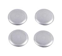 XEBRAD For Civic, Hatchback 2020 2021 Inossidabile Porta Interna Altoparlante Audio Stereo Anello di Copertura Suono Cornice Decorazione Trim Rivestimento per altoparlanti auto(Sliver)