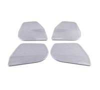 XEBRAD For Civic, Hatchback 2020 2021 Inossidabile Porta Interna Altoparlante Audio Stereo Anello di Copertura Suono Cornice Decorazione Trim Rivestimento per altoparlanti auto(Sliver-01)