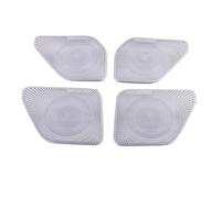 XEBRAD For Land Rover, Defender 110 2020 2021 2022 Accessori Auto Altoparlante Decorazione Porta Corno Copertura Altoparlante Protezione Netta Rivestimento per altoparlanti auto(Sliver color)