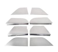 XEBRAD For MG, 4 MG4 EV Mulan 2022 2023 2024 Car Audio In Acciaio Inox Altoparlante Porta Altoparlante Pannello di Copertura Trim Accessori Interni Rivestimento per altoparlanti auto(Slivery)