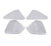 XEBRAD For Peugeot, 408 2010-2019 2016 2017 2018 Auto Porta Altoparlante Suono Cromato Altoparlante Copertura Trim Cornice Adesivo Interno Rivestimento per altoparlanti auto(Silver)