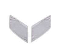 XEBRAD For Peugeot, 408 2010-2019 2016 2017 2018 Auto Porta Altoparlante Suono Cromato Altoparlante Copertura Trim Cornice Adesivo Interno Rivestimento per altoparlanti auto(WHITE)