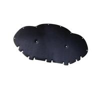 XEBRAD For Skoda, for Octavia, for PRO 2021 Tappetino insonorizzante in cotone for isolamento termico e acustico del motore anteriore Scudo termico del motore(BLACK Style 1)