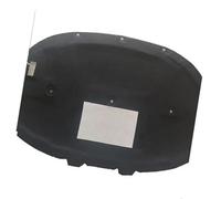 XEBRAD For VW, for Passat, NMS MK1 A32 A33 2012 2013 2014 2015 2016 2017 2018 2019 Tappetino isolante acustico for cofano anteriore e motore Scudo termico del motore(BLACK 1pcs Aluminum Foil)