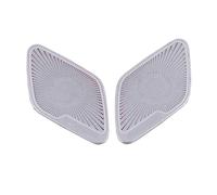 XEBRAD For VW, Golf, Mk7 7.5 2013-2020 In Acciaio Inox Pannello Porta Altoparlante Pad Altoparlante Copertura Trim Cornice Adesivo Accessori Rivestimento per altoparlanti auto(Sliver-03)