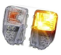 XEBRAD Indicatore specchietto laterale 2 pezzi, for Toyota, for Prius ZVW30 2012 2013 2014 2015 Fendinebbia a LED DRL Luce di marcia diurna Faro paraurti Guida diurna Indicatore di direzione impermeab