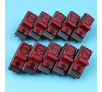 XEBRAD Kit 10 X Kill Stop Switch, for Husqvarna, 136 137 142 50 51 55 61 36 41 Motosega OEM 503717901 Sostituzione Kit interruttore per motosega