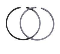 XEBRAD Kit pistone anello tagliaerba 2 pezzi 34mm * 1.2mm, for decespugliatore cinese 1E34F CG260 BC260 26CC parti del cilindro trimmer Anello del pistone per macchine da giardino(2PCS)
