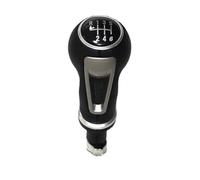 XEBRAD Leva del pomello del cambio for auto, ghetta, collare, copri bagagliaio, in pelle, for Seat, IBIZA IV Copertura cuffia cambio(BLACK 6 speed knob)