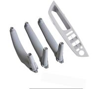 XEBRAD LHD 3 colori interni porta bracciolo finestra interruttore pannello maniglia di ricambio rivestimento, for BMW, X5 X6 E70 E71 51416969401 Maniglia per pannello porta interno auto(Gray-4pcs)