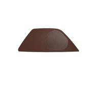 XEBRAD LHD 6 colori Car Door Horn Altoparlante Audio Cover audio, for BMW, Serie 5 F10 F11 F18 520 523 525 530 Rivestimento per altoparlanti auto(Red Brown Right)