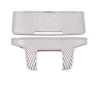 XEBRAD Pannello porta auto in acciaio, altoparlante, copertura dell'altoparlante, cornice, accessori for modanatura adesivi, for Accord, 10th 2018-2021 Rivestimento per altoparlanti auto(Silver)