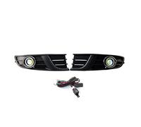 XEBRAD Paraurti anteriore Griglia fendinebbia di copertura con a LED, for VW, POLO, 2011-2013 Accessori auto 6QD854661A 6QD854662A Griglia fendinebbia per auto