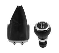 XEBRAD Pomello del cambio, collare del cambio, cuffia, copertura del bagagliaio, for VW, for, 5N 2007-2011 Parti interne auto Copertura cuffia cambio(BLACK 5 Speed)
