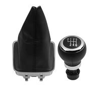 XEBRAD Pomello del cambio, collare del cambio, cuffia, copertura del bagagliaio, for VW, for, 5N 2007-2011 Parti interne auto Copertura cuffia cambio(BLACK 6 Speed)