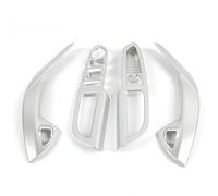 XEBRAD Porta interna Bracciolo Finestra Ascensore Copertura Trim Decorazione Accessori Cromati, for Ford, Kuga Escape 2013 2014 2015 2016 2017 pannello di rivestimento degli interruttori automobilisti