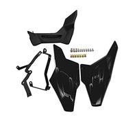 XEBRAD Protezione inferiore del telaio motore Piastra paramotore Spoiler Copertura for spedizione pancia, for BMW, F900R F900XR 2020 2021 Piastra paramotore per moto(Glossy Black)