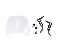 XEBRAD Protezione parabrezza ABS trasparente, carenatura, anteriore for moto, deflettore antivento, for Leoncino 250 Visiera trasparente per moto