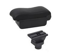 XEBRAD Scatola bracciolo con portabicchieri USB, for la modifica della custodia della console centrale del poggiagomito del bracciolo Liana Bracciolo per auto(BLACK A1 No USB)