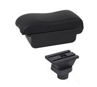 XEBRAD Scatola bracciolo con portabicchieri USB, for la modifica della custodia della console centrale del poggiagomito del bracciolo Liana Bracciolo per auto(BLACK B1 3 USB)
