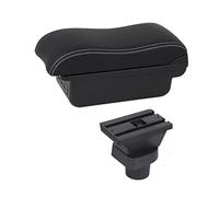 XEBRAD Scatola bracciolo con portabicchieri USB, for la modifica della custodia della console centrale del poggiagomito del bracciolo Liana Bracciolo per auto(BLACK B3 3 USB)