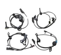 XEBRAD Sensore ABS velocità ruota, per, Lancer for Outlander 2007-2012 4670A576 4670A575 4670A580 4670A579 Sensore di velocità e giri del motore dell'auto(BLACK 4PCS)