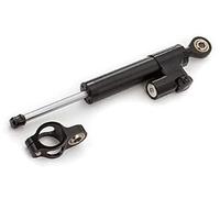 XEBRAD Stabilizzatore for moto in carbonio, CB400 VTEC CB400SF CB 400 1999-2015, Kit supporto staffa di montaggio ammortizzatori Unità di controllo della guida della motocicletta(BLACK 4)