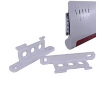 Xebtec Fritz!Box - Supporto da parete per 5530, 6660, 6850, 6890, 7510, 7530, 7590, 7690 - Fritz - bianco, salvaspazio e stabile per FritzBox | Made in Germany