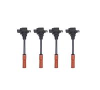 XEDLAMP 1-4 pezzi 19500-E0011 Bobina di accensione, for NISSAN, for esportazione 19500-E0053 AIC-1712A AIC-1721A 19500E0053 19500E0011 Bobina di accensione(BLACK 4pcs)