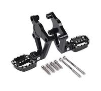 XEDLAMP 1 paio di pedane posteriori poggiapiedi passeggero arretrate X ADV X-ADV 750 2017 2018 accessori for moto Pedale per moto(Schwarz)