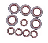 XEDLAMP 5 Set paraolio albero motore, for STIHL, for sostituzione parte motosega 044 MS440 9640 003 1972, 1320 Guarnizione dell'albero motore