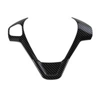 XEDLAMP Adesivo con rivestimento in paillettes for coprivolante for auto, for Ford, for Ecosport 2013-2017 Nuovo, for Fiesta MK7 2009-2017, Accessori interni Adesivo per volante(1hole carbon black)