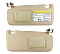 XEDLAMP Alette parasole con luce, for Toyota, for RAV4 2006-2013 OEM# 74320-42501-B2, 74310-42452-B2 Aletta parasole lato conducente(Beige Left and Right)