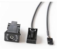 XEDLAMP Cablaggio stereo per auto Auto, per Aux, per cavo adattatore interfaccia per audio con connettore a 6 pin, per Opel Cd30 Cd40 Cd70 Dvd90