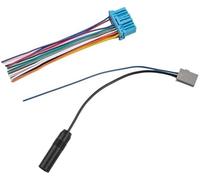 XEDLAMP Cablaggio stereo per auto Cavo Adattatore Cablaggio Iso, per e, Autoradio, per 12V, per Interfaccia per Audio con Connettore Antenna Blu Abs, per Accord, per Civic,